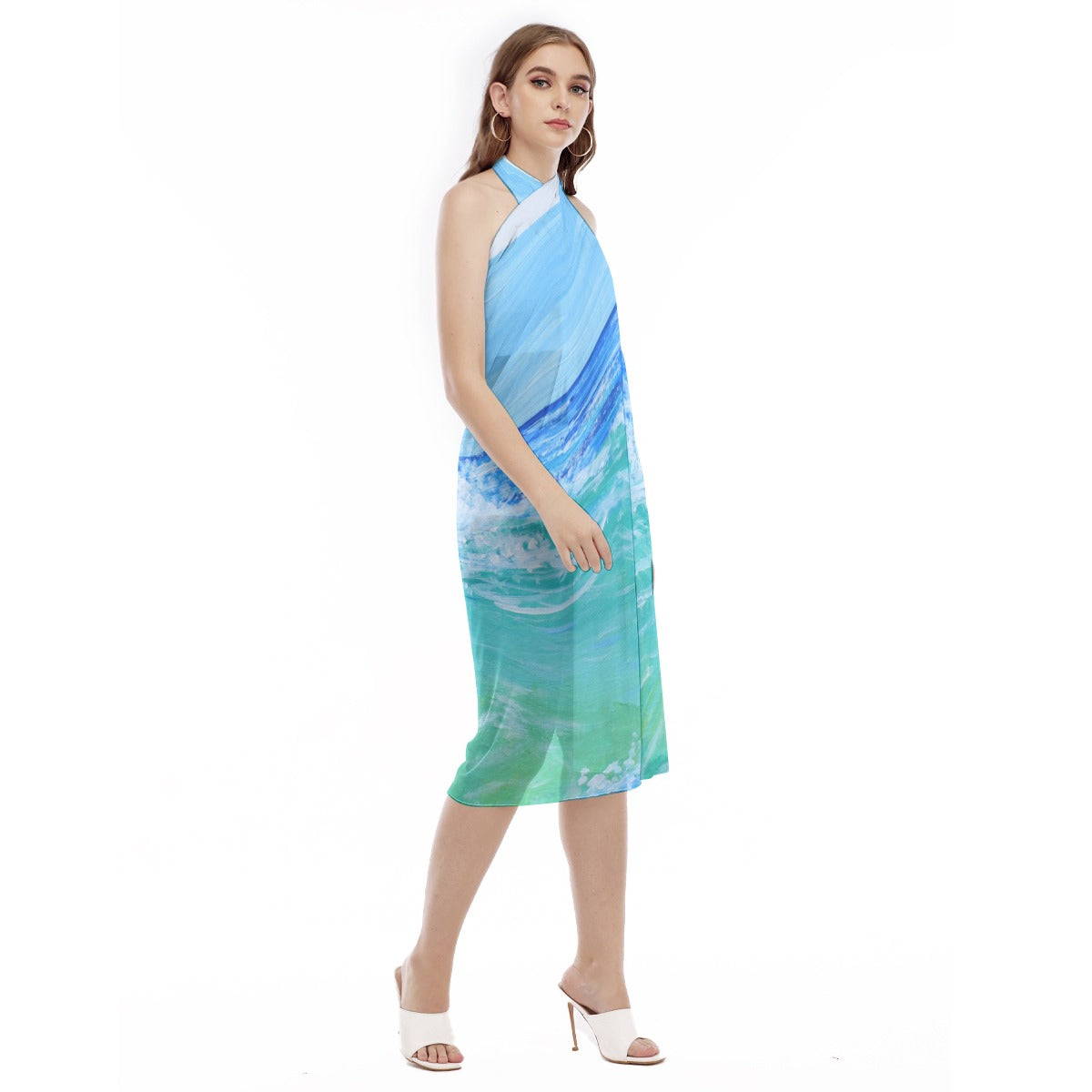 Women's Halter Beach and Vacation Cover Up