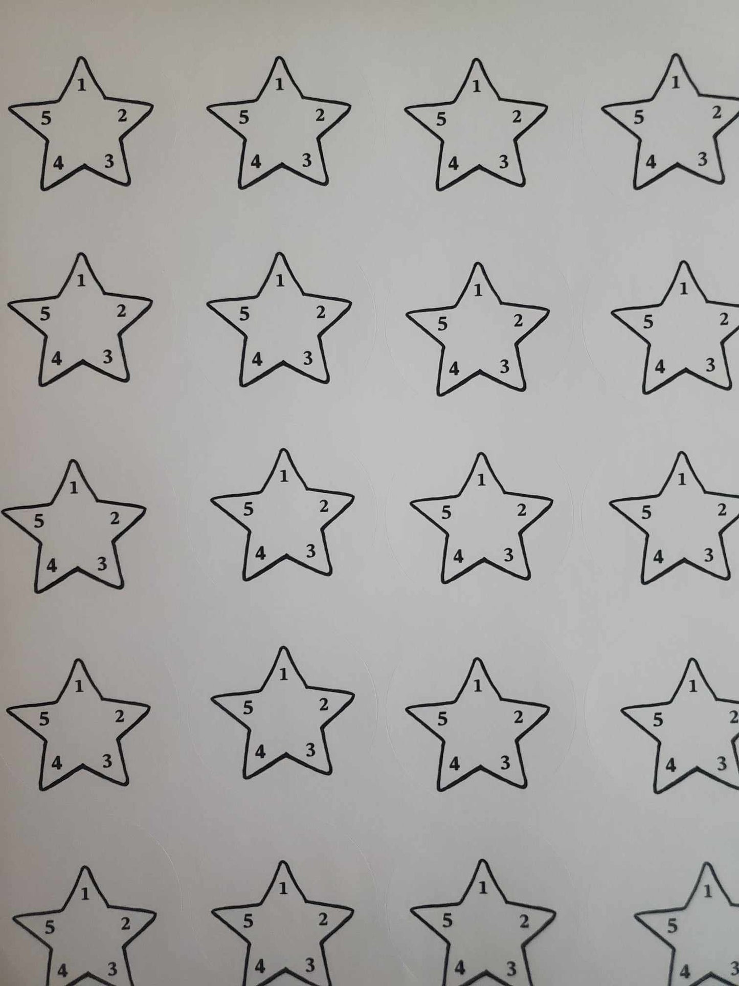 Relax Star Stickers Bulk