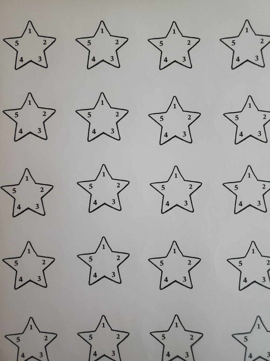 Relax Star Stickers Bulk