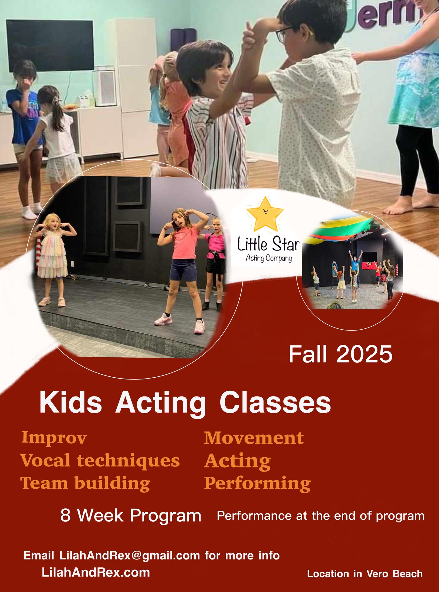 Little Star Acting Company Fall 2025 Registration/Tuition