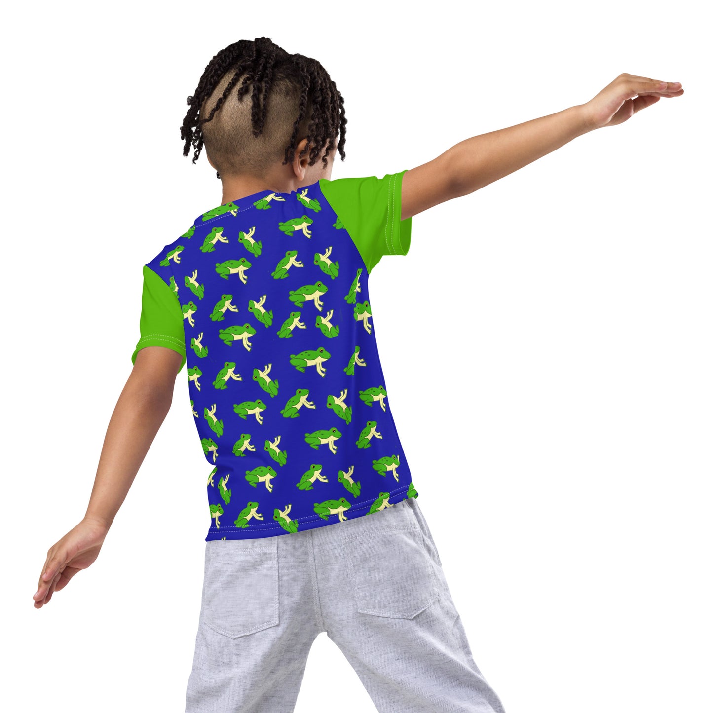 Boys Frog Crew Neck Shirt
