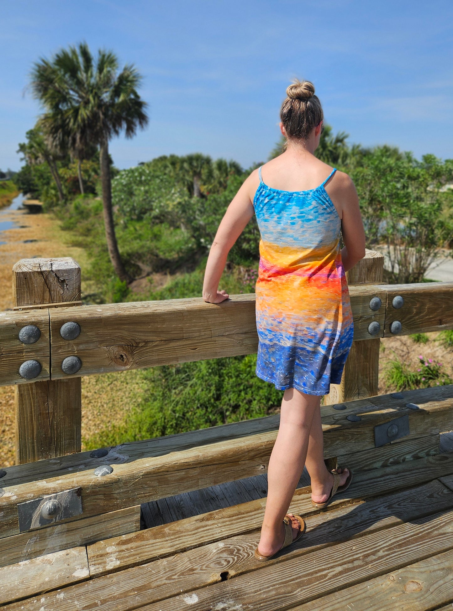 Women's Sunrise Summer and Beach Vacation Dress