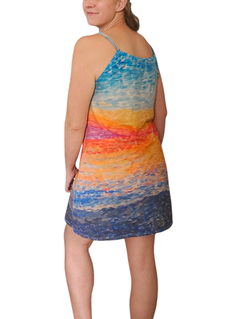 Women's Sunrise Summer and Beach Vacation Dress