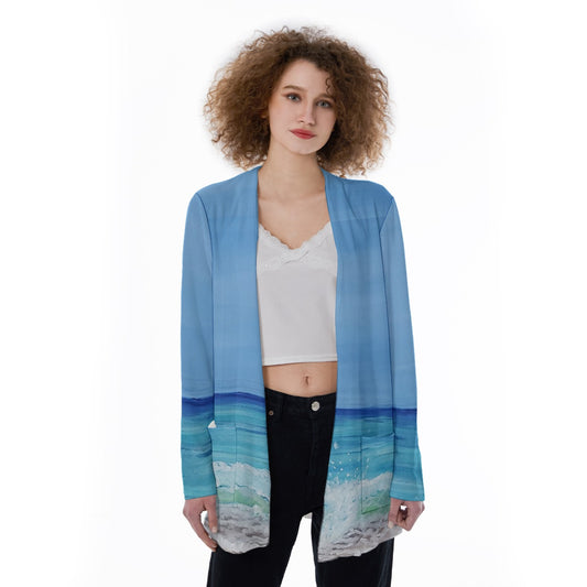 Wave Lightweight Cardigan / Resort Wear for Women / Vacation Beach Wear