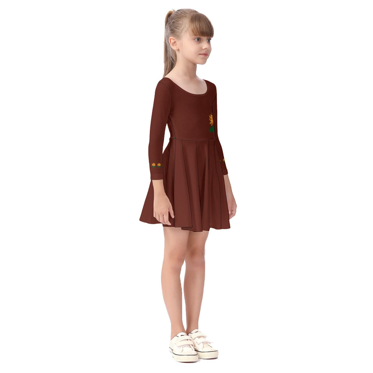 Girls STRENGTH long sleeve dress
