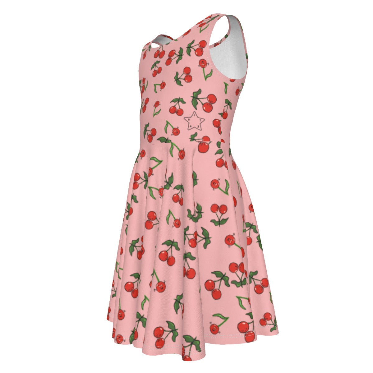 Girls Cherry Dress - Clothes that Calm