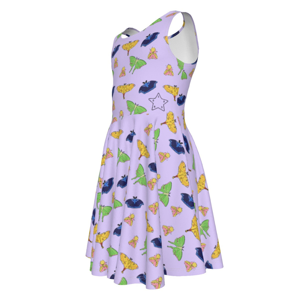 Girls Moth Dress - Clothes That Calm