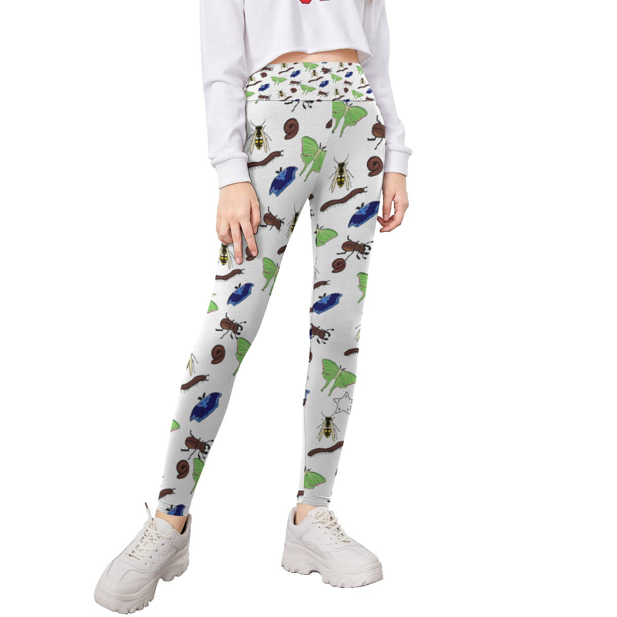 Girls Bug Leggings with Star - Clothes that Calm