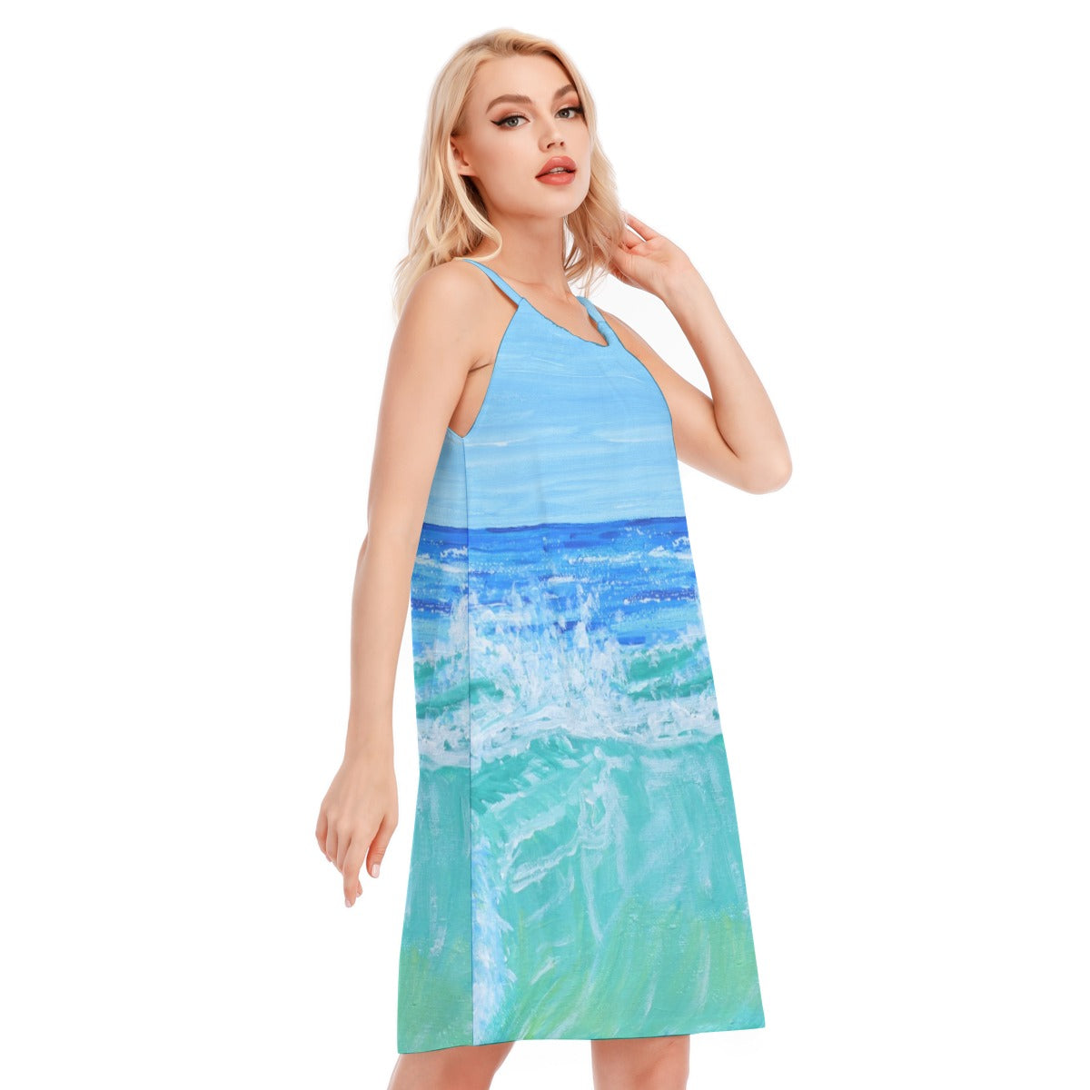 Women's Resort Dress Cotton / Vacation Dress/ Cotton Resort