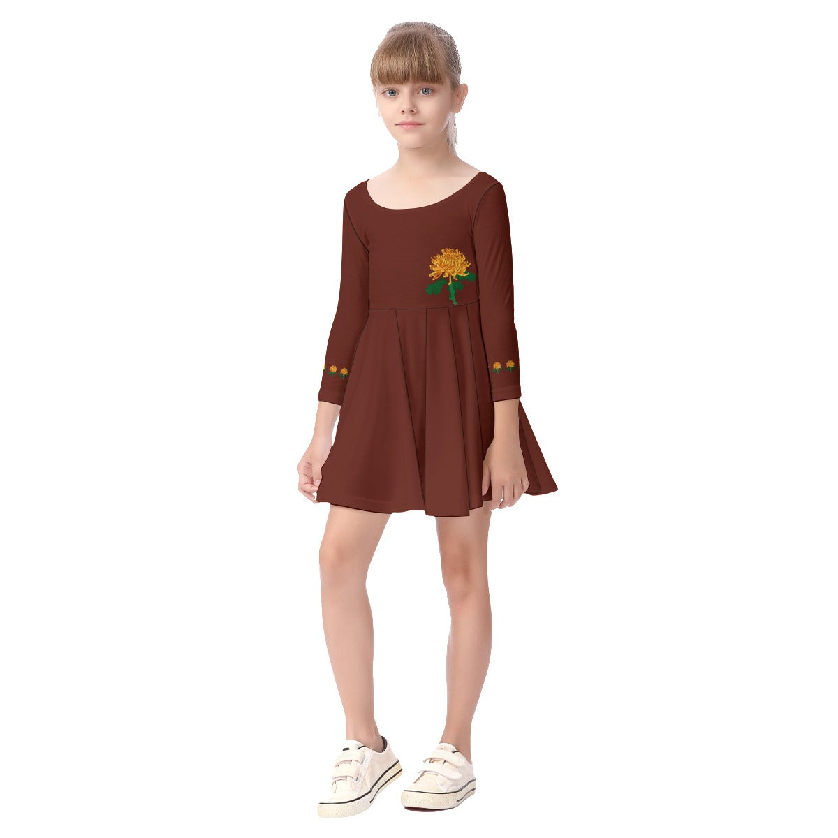 Girls STRENGTH long sleeve dress