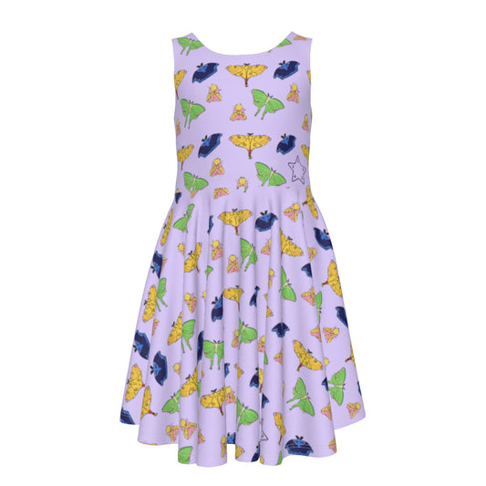 Girls Moth Dress - Clothes That Calm