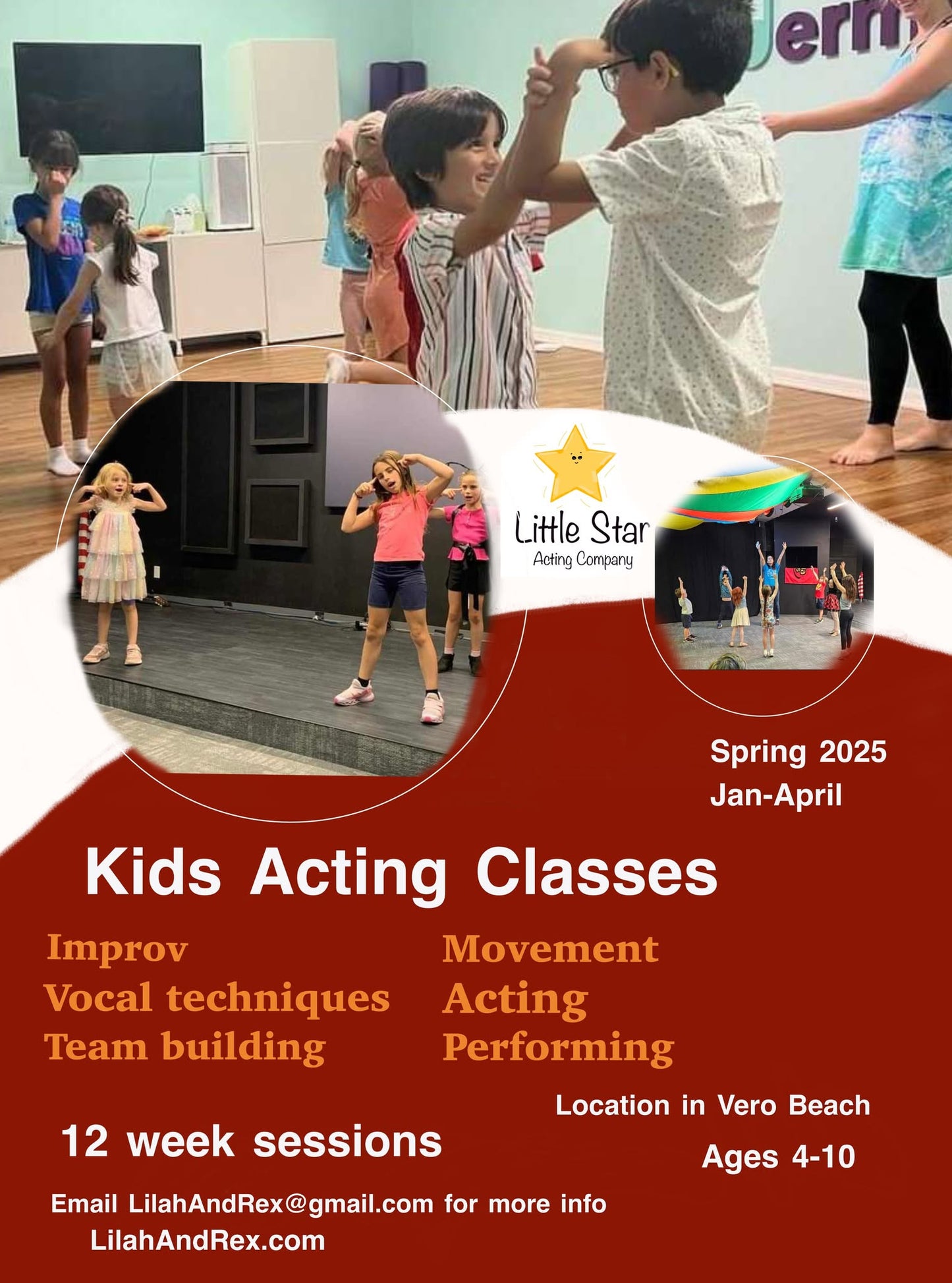 Little Star Acting Company Spring 2025 Registration/Tuition