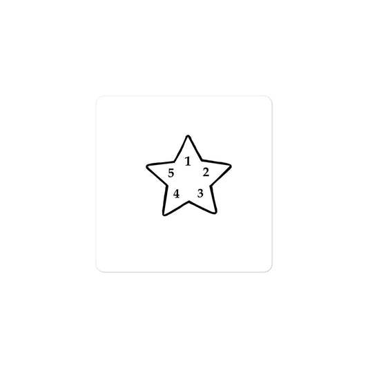 Relax Star Sticker