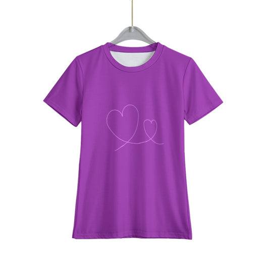Girls Purple Heart Shirt