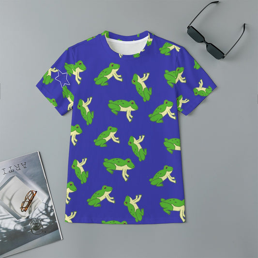 Boys Frog Shirt 100% Cotton - Clothes that Calm