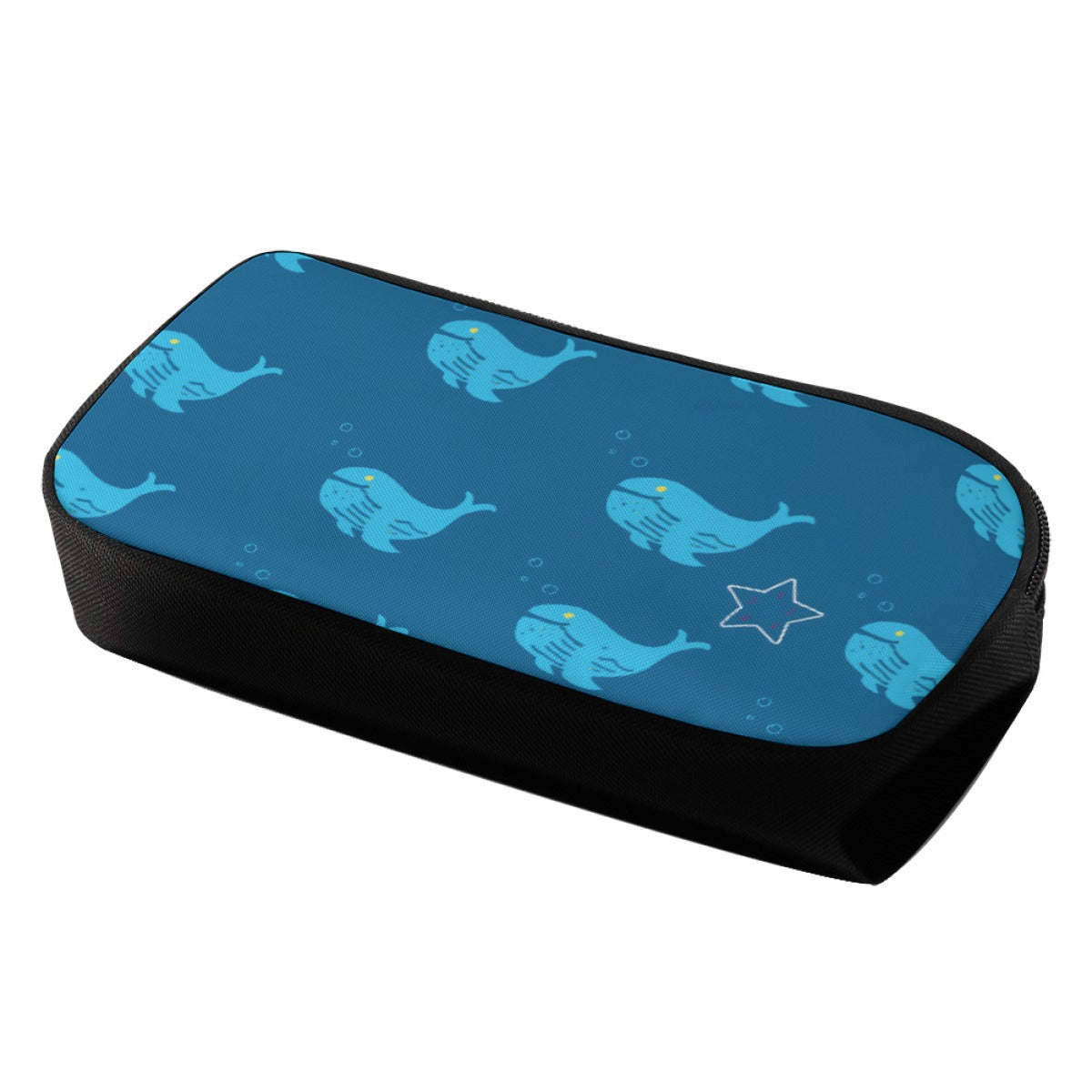 Whale Pencil Bag with Star