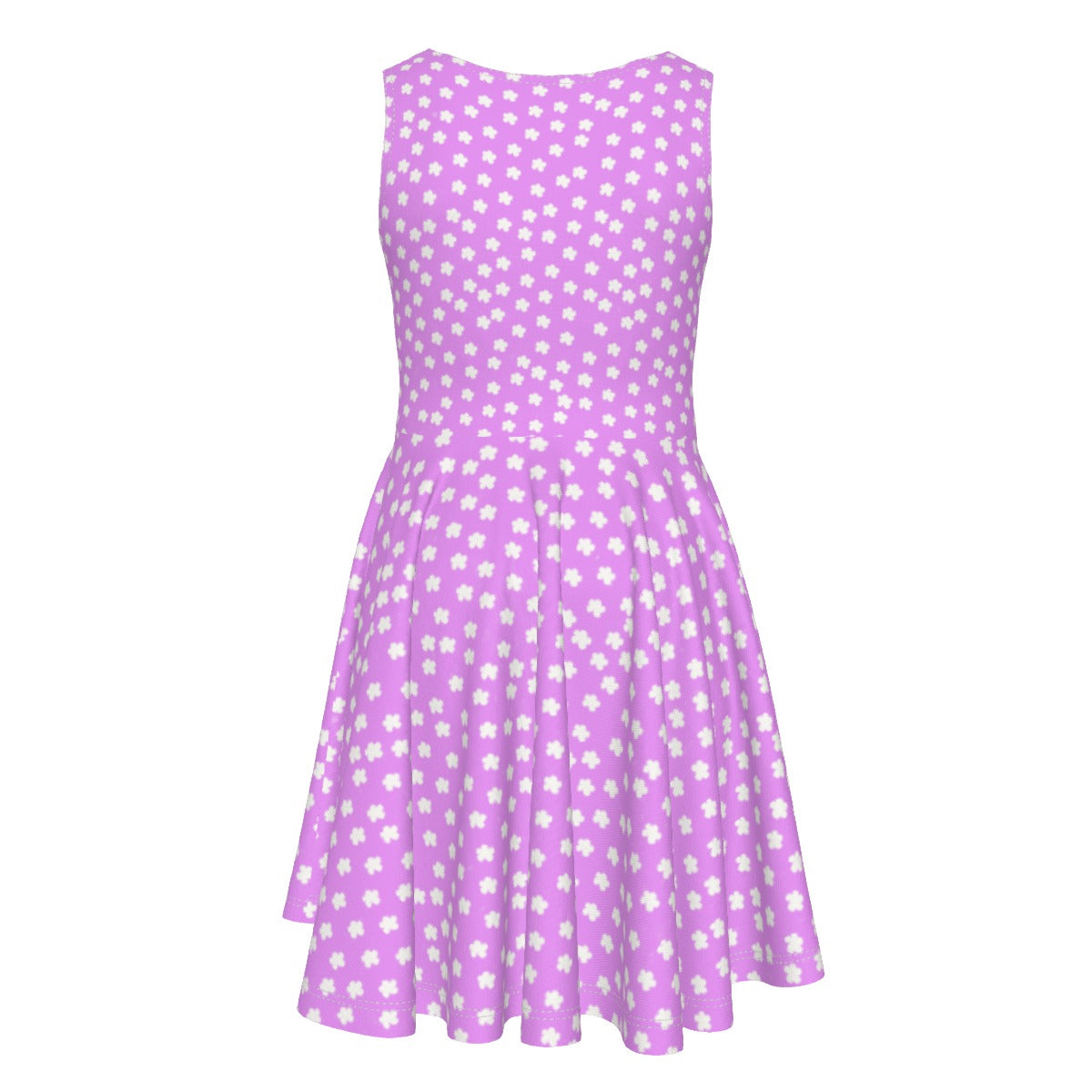 Girls Lavender Dress with Flowers
