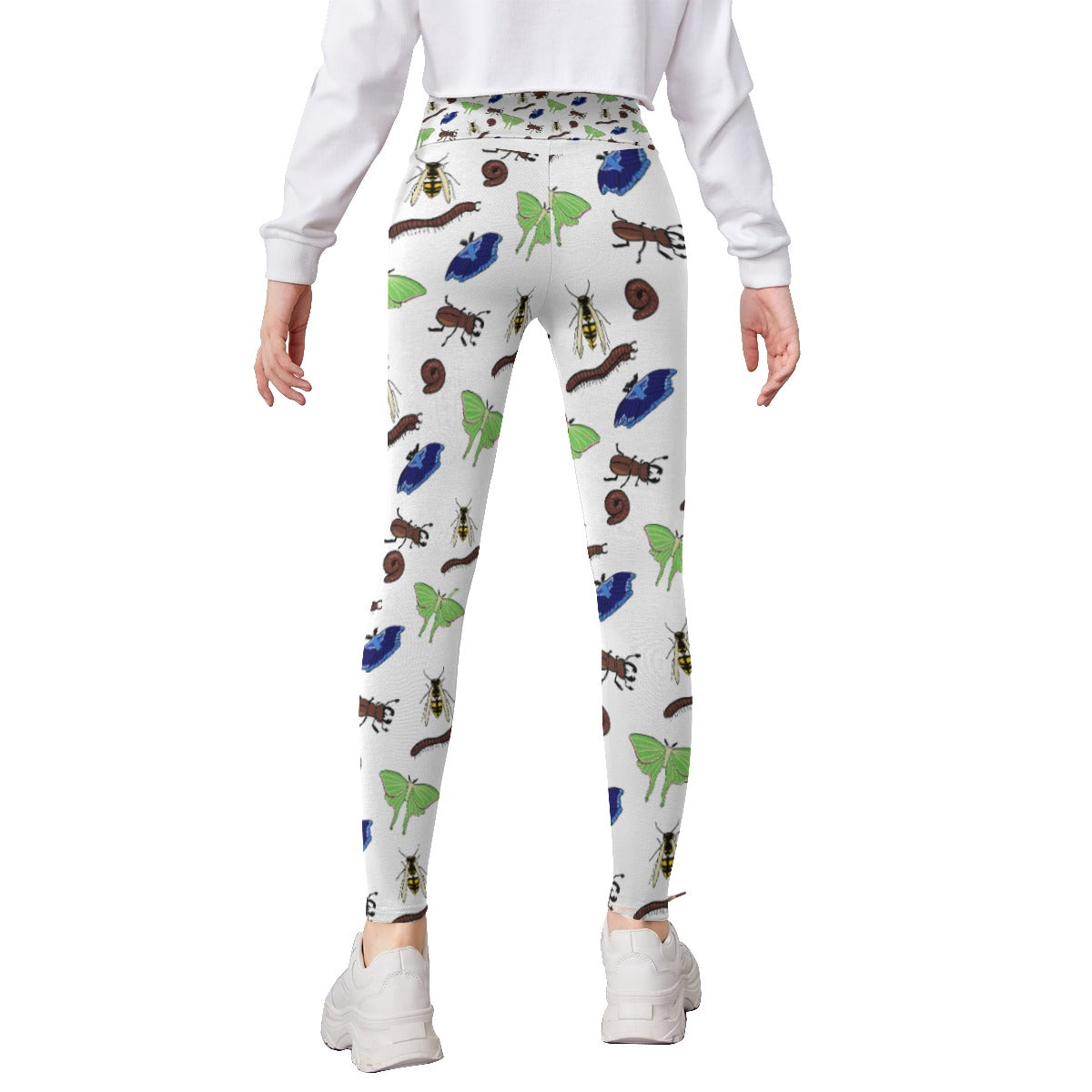 Girls Bug Leggings with Star - Clothes that Calm