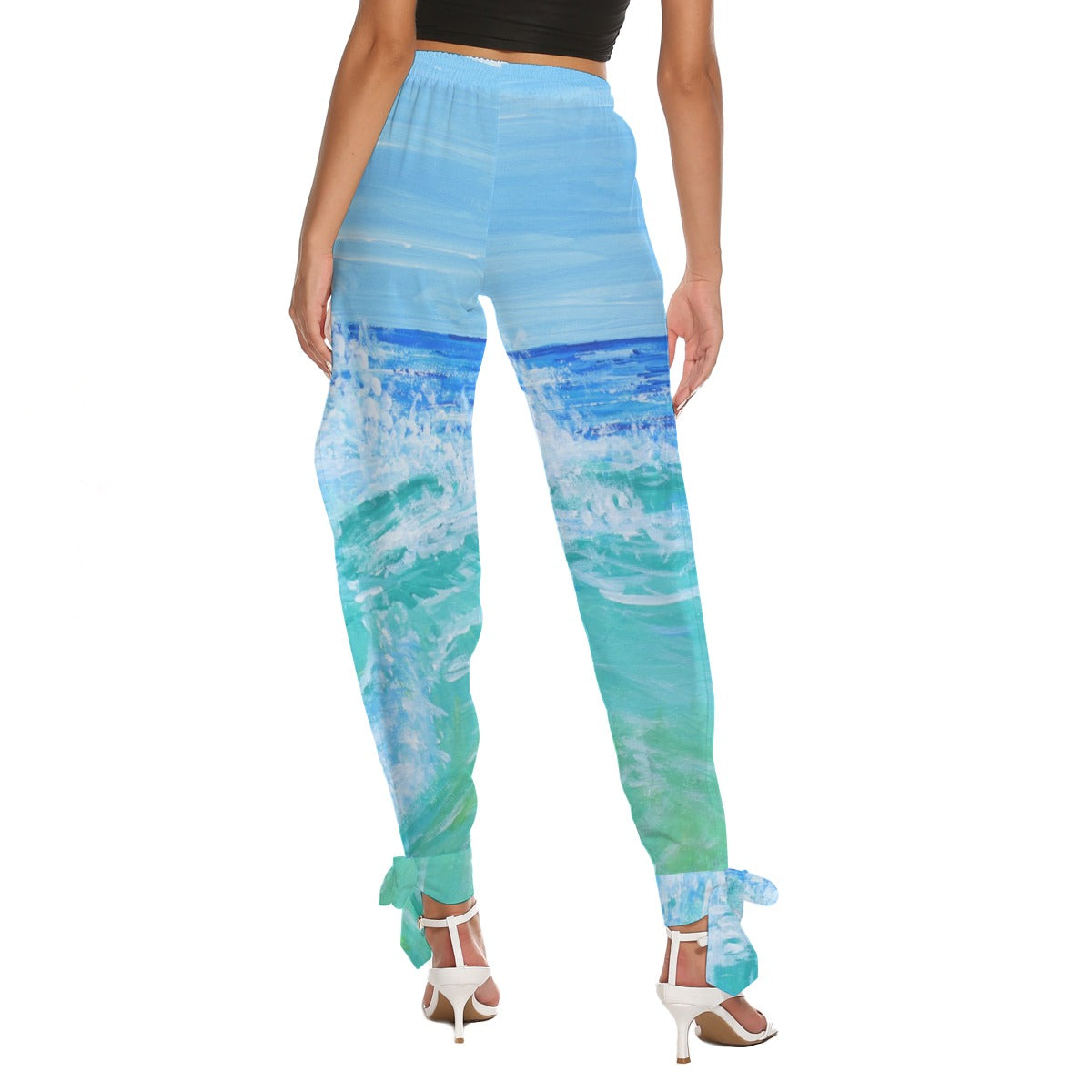 Women's Ocean Side Cutout Pants With Bottom Strap