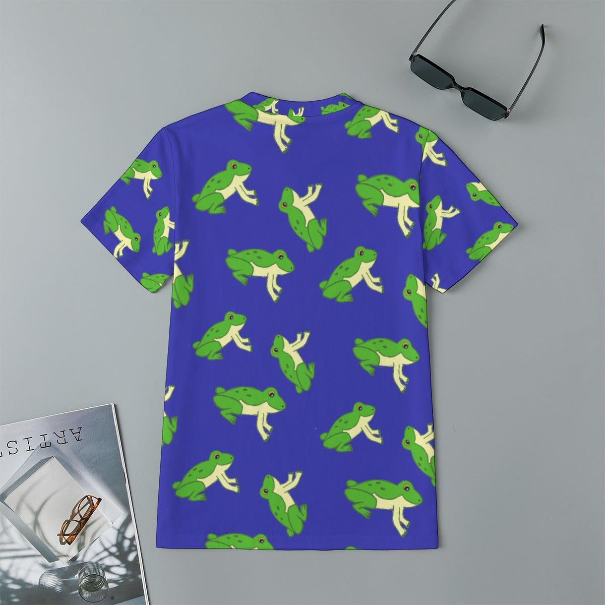 Boys Frog Shirt 100% Cotton - Clothes that Calm