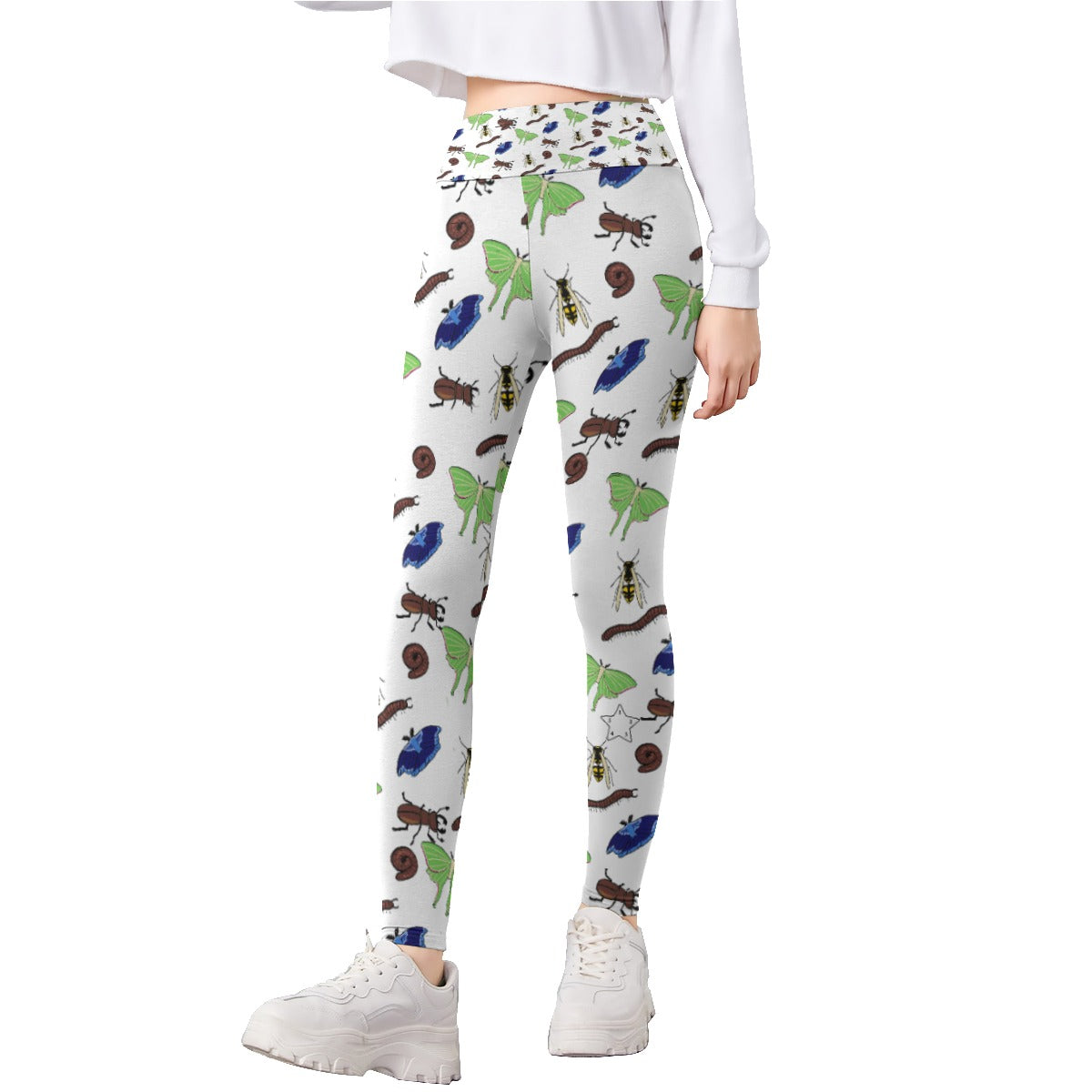 Girls Bug Leggings with Star - Clothes that Calm