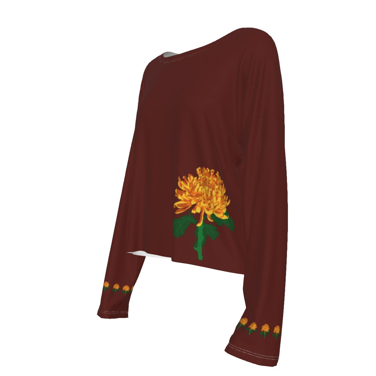 Women's Fall Chyrsanthemum Lightweight Sweater